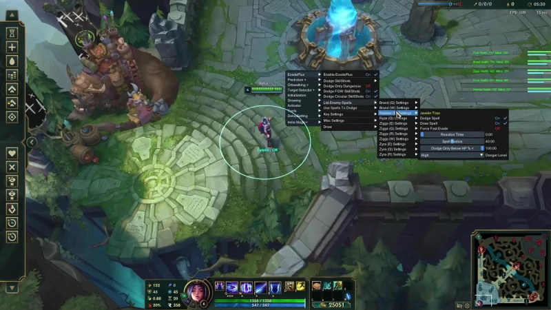 League of Legends cheats aimbot and wallhack preview